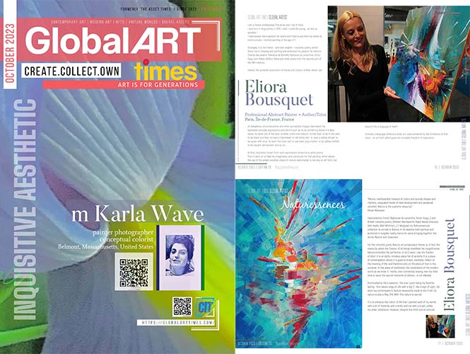 eliora bousquet - Global-Art-Times-October-2023